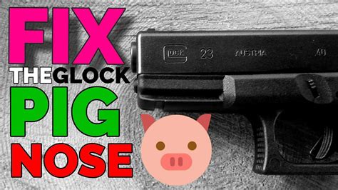 Glock pig nose. This is a highly Polished 3.5 angled connector that will feel smoother and lighter then your stock trigger feel. Cleaner break with nicer reset. Self-cleaning channel. This connector would compare to an Ultimate 3.5 with a slightly higher polish. This 3.5 Lb. trigger connector is humble homage to all branches of the military past and present. 