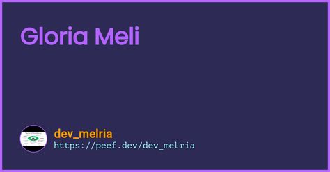 Gloria Meli Leaked XxX 🍆