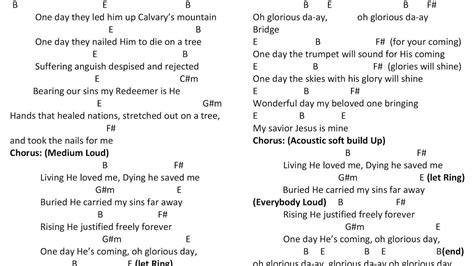 Glorious day lyrics casting crowns chords. Download easily transposable chords and sheet music plus lyrics for 100,000 songs and hymns. ... Glorious Day (Living He Loved Me) [As Made Popular By Casting Crowns ... 