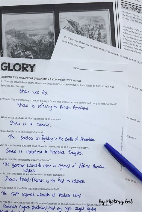 Glory movie study guide answer key. - Ufos anti gravity leonard g cramp.