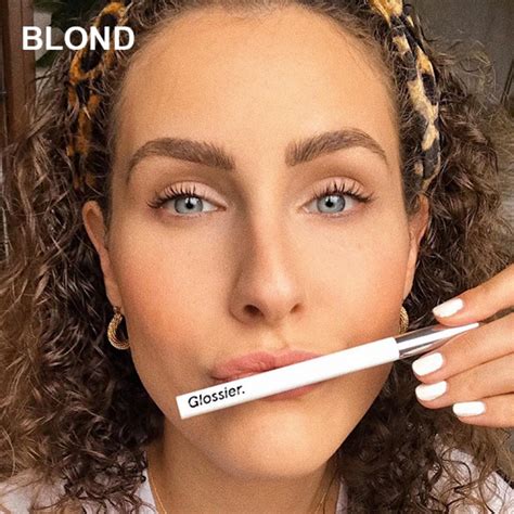 Glossier brow flick blond. Product Description. Glossier Brow Flick microfine detailing eyebrow pen is a fine, brush-tip liquid eyebrow pen that fills and defines brows with feather-like strokes for fuller-looking eyebrows with a smudge-resistant finish. Use small, light strokes to gently apply anywhere you need dimension or definition to brows. 