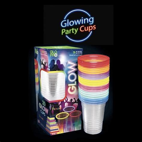 Glow Party, Glow Party Supplies, Glowing Party Cups