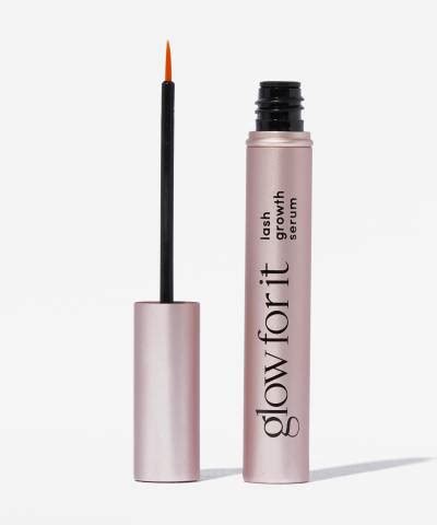 Glow for it lash serum. Latisse is currently the only eyelash serum FDA-approved for lash growth. It’s formulated with an active ingredient called bimatoprost, a prescription-only prostaglandin analog that helps grow ... 
