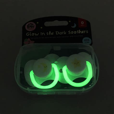 Glow in the Dark Dummies for Babies 0M+ - Baby & Toddler - Glow Kids …