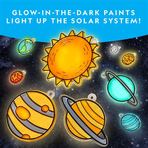 Glow in the Dark Glue Solar System - Michaels Stores