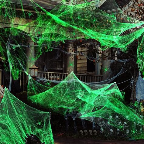 Glow in the Dark Spider Web Decoration