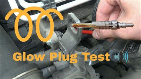 Glow plug relay test.  If stuck, replace the relay to prevent overheating. Glow...