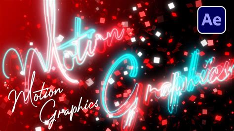 Glowing After Effects Text Animation After Effects Tutorial After