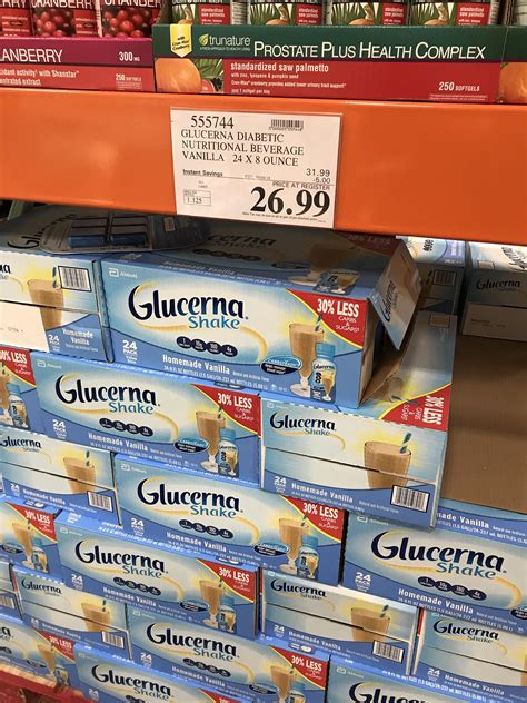 Glucerna 24 pack costco. Glucerna Original nutrition shakes are scientifically designed to help people with diabetes manage blood sugar.* Our shakes have CARBSTEADY, unique blends of slow-release carbohydrates, as well as 10g of high-quality protein, vitamins A & D, zinc, and antioxidants (vitamins C & E). 