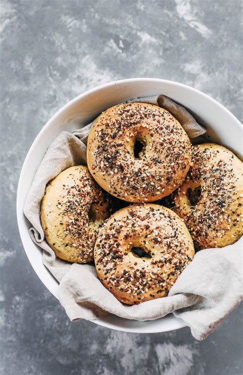 Gluten free bagels. Tapioca Starch and Psyllium Husk Powder – The additions of these help the gluten-free dough texture and make it a bit more pliable. Salt, Baking Powder, and White Sugar – Raw … 