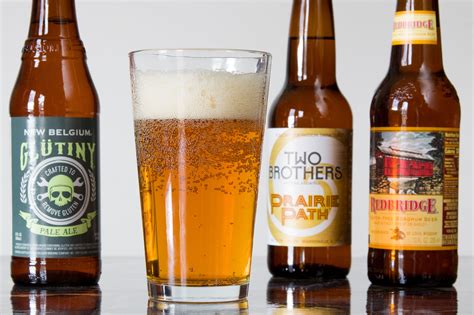 Gluten free beers. However, the enzyme brewers use to produce gluten free beer has little to no effect on the flavour, body or calorie, carb, and sugar content of the beer. And ... 