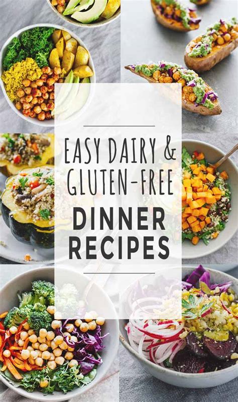 Gluten free dairy free dinner. Find quick and easy healthy dairy free gluten free dinner recipes to eat on a gluten free dairy free diet. These recipes include salmon, shrimp, chickpeas, rice, quinoa, cauliflower, lentils and more. Some recipes … 