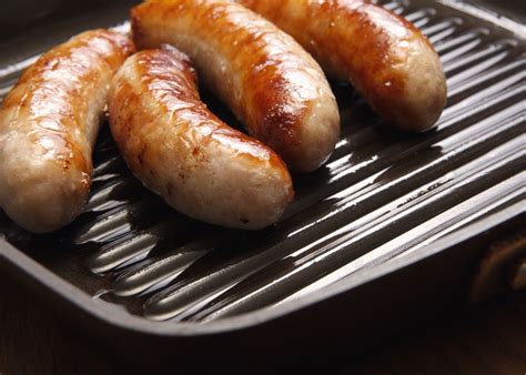 Gluten free sausages. Co-op Irresistible Classically Seasoned 6 Pork Sausages 400g. £2.50 was £3.45. 400g (62p per 100g) 6pk. £ 2 for £5 | Member Price until 16 April 2024. £ 2 for £6 until 26 March 2024. Our pork sausages are selected corse cut pork sausages with seasoning. Made with outdoor bred pork from pigs sired by pure Hampshire breed boars, 93% pork. 