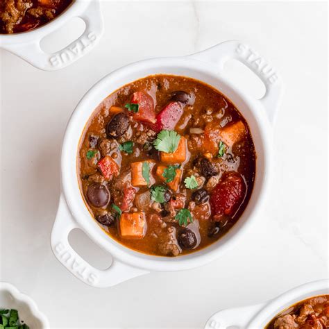 Gluten-Free Chili (Sweet Potato and Black Bean) - Rebecca Taig