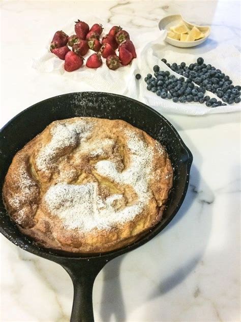 Gluten-Free Dutch Baby Pancake - Lemon Thyme and Ginger