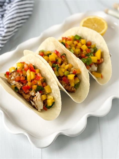 Gluten-Free Fish Tacos with Fresh Mango Salsa