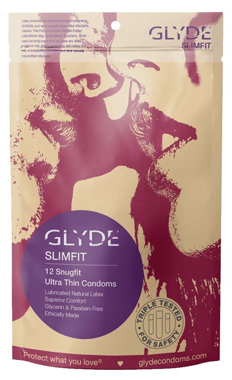 Glyde SLIMFIT (Snug-fit) Non-toxic Condoms - Walmart.com