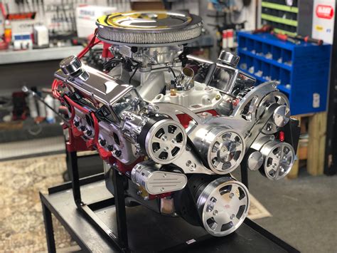 Each engine is hand-assembled, and precision balanced to ensure it will run smooth and strong for years to come. BluePrint GM 383 c.i.d. 436 hp dressed stroker crate engines include: * 4-bolt main block * New cast crankshaft * Hypereutectic pistons * Chevy heavy beam rods with 150,000 psi bolts * Moly rings * Balanced rotating assembly .
