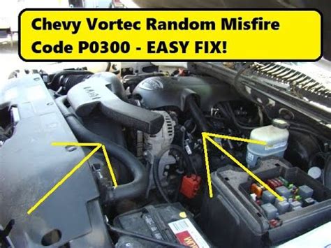 You may get engine trouble code (MIL Light) P0300 which is a "Random Misfire Code". Today we're going to go over a simple fix which may be affecting your GM.... 