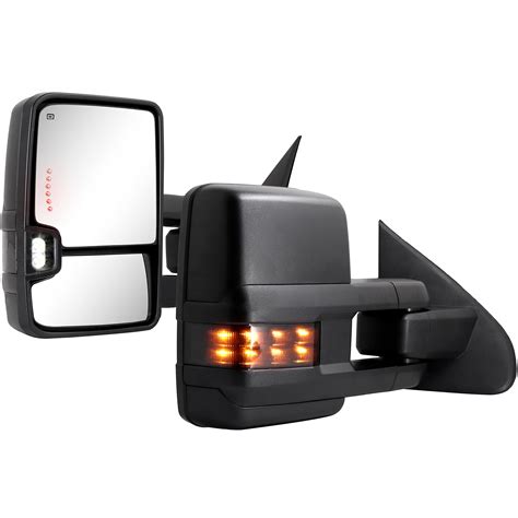 Gm tow mirror reverse lights.  Tow Mirrors Compatible with 2014-2018 Chevy Silver...