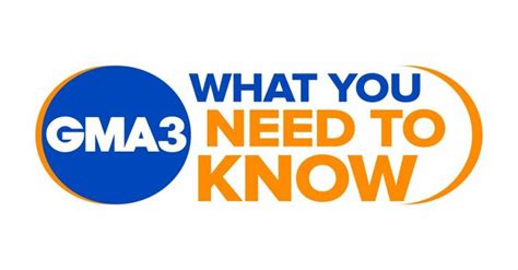 May 1, 2024 · GMA3: What You Need to Know May 2024 Wed, May 1, 2024. Watch full episode of GMA3: What You Need to Know season 4 episode 158, read episode recap, view photos and more.. 