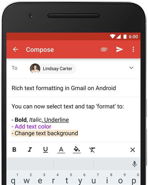 Gmail for Android gets rich text formatting & RSVPs for