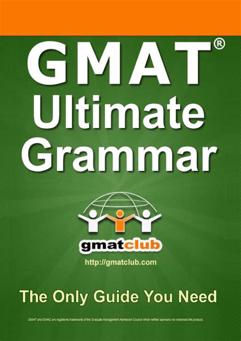 Gmat ​​ultimative grammatik die einzige anleitung, die sie brauchen gmat ultimate grammar the only guide you need. - Análisis y opciones de la oferta educativa.