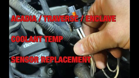 Gmc acadia engine coolant temperature sensor. 1. Your check engine light is on: If the engine’s computer detects a problem with the coolant temperature sensor, or its circuit, it will turn on the check engine light. 2. Your engine stalls: When the engine is first started, it will require more fuel in order to idle smoothly until it’s warmed up. The signal from the coolant temperature ... 