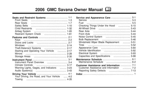 Gmc savana regency 2006 owners manual. - Chemistry the central science 9th edition solutions manual.