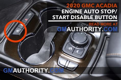Gmc terrain auto stop button location. You might be able to find an aftermarket solution though that just disables the auto start/stop entirely. Should be somewhere in the settings for driver settings I believe, I … 