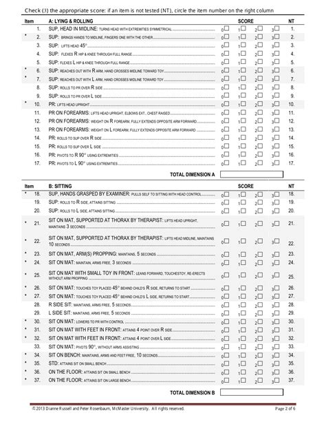 Gmfm 66 Score Sheet