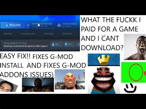 Gmod Addons Failed To Download