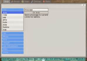 Gmod admin panel.  Using the ULX admin mod for Garry&rsquo;s Mod for the first...