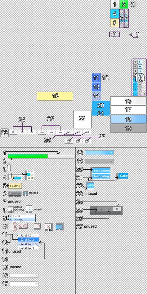 Gmod derma maker.  Default Derma skin is in "default. lua".  It contains UV texture ma...