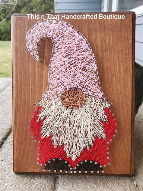 Gnome String Art Template