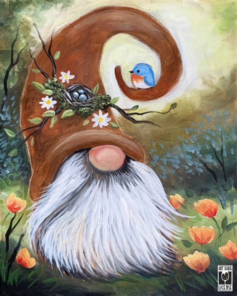 Check out our canvas gnome painting selection for the very best in unique or custom, handmade pieces from our paintings shops..