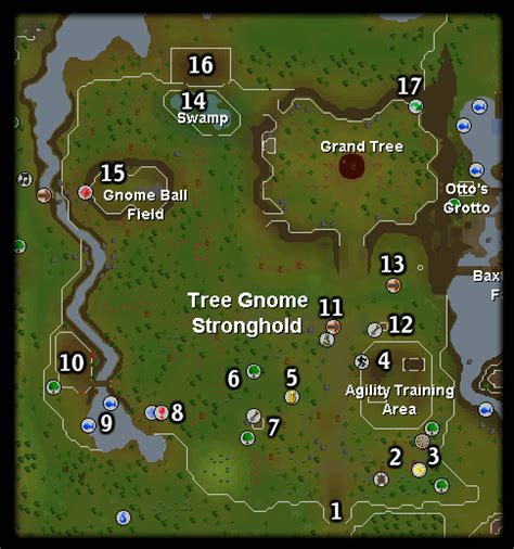 Gnome stronghold osrs. Hi, i'm new to OSRS and am a hardcore ironman account. I have 140gp but want to get to either East Ardougne to train thieving, or to the Gnome Stronghold to train agility. They seem really close to each other so I can run to one from to the other. I think crossing white wolf mountain is too risky and I haven't got enough money for a charter ... 