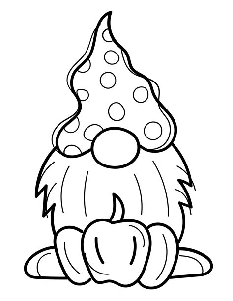 Gnomes Coloring Pages