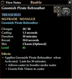 Gnomish Pirate Rebreather EverQuest 2 Wiki Fandom