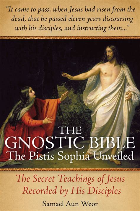 Full Download Gnostic Bible The Pistis Sophia Unveiled By Samael Aun Weor