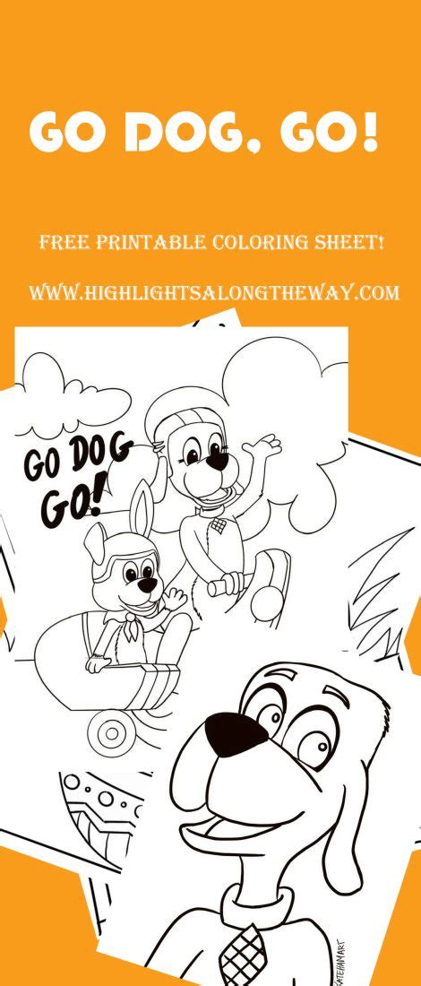 Go Dog Go Coloring Sheets Click and Print from home!
