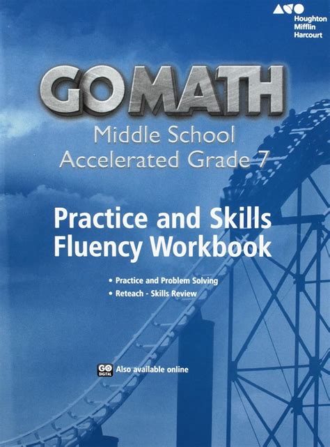 Go Math Practice Fluency Workbook Accelerated 7