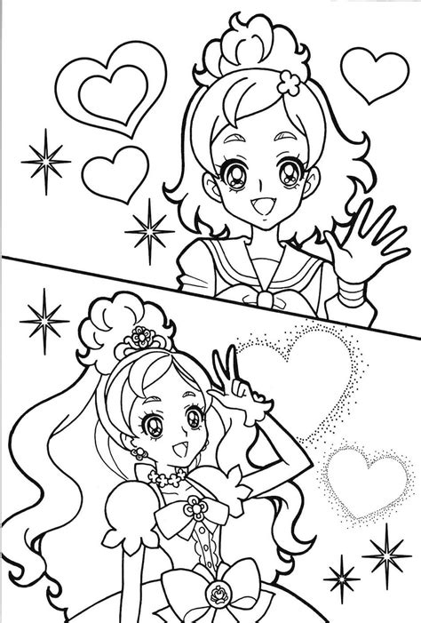 Go Princess Precure Pages Coloring Pages