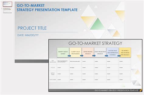Go To Market Presentation Template