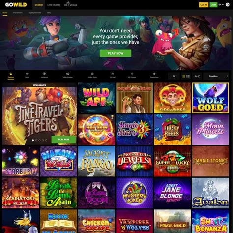 Go Wild casino review Canada