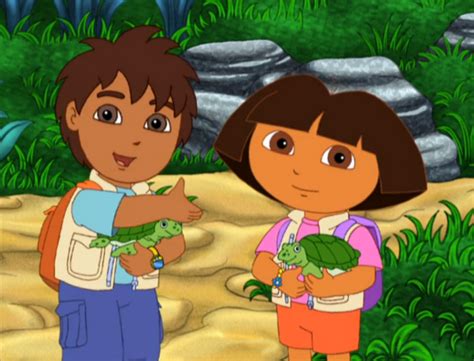 Dora, Diego, and Louie the giant tortoise travel to the Lost Island in search of another giant tortoise. Share: 5 / 5 ... Go, Diego, Go! Season 3 Episode 14 Diego and Dora save the Giant Tortoises images, pictures. Recent Release: Yuusha ga Shinda! Episode 1 English Subbed;.