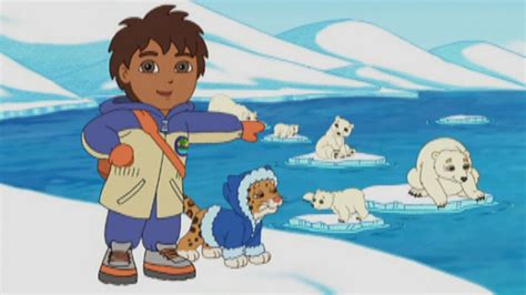 A guide listing the titles AND air dates for episodes of the TV series Go, Diego, Go!. For US airdates of a foreign show, click The Futon Critic. my ... Diego's Wolf Pup Rescue: 19. 1-19: 26 Mar 06: Baby Jaguar to the Rescue: 20. 1-20: 10 Jul 06: Save the Sea Turtles ... The Great Polar Bear Rescue : Season 4 : 59. 4-1 : 28 Sep 09: Diego .... 