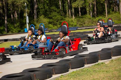 Our Buford, Georgia location also features Mini Mario karts for drivers 4-7 years old! Experience the adrenaline rush of our electric go kart races with instant acceleration as you put the pedal to the metal around hairpin turns, up and down elevation changes and long straightaways on our indoor climate controlled tracks.
