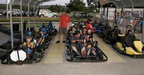 Go karts in fort smith. Single seat go-karts make for a fun time for kids and kids at heart! Strap in and put it in drive for an amazing time. Challenge your driving skills with your friends or surprise your kids with a speedy getaway. Drivers must be at least 54 inches tall. $9.75 or 975 points per ride. Race your friends around the track and feel the wind in your ... 