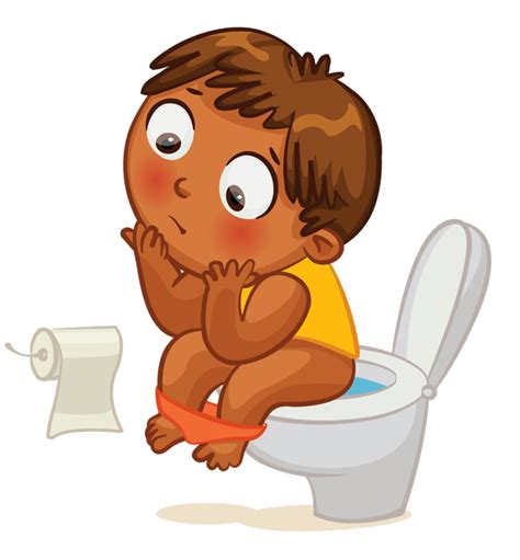 Black Girl On Toilet Vector Cartoon Clipart. $ 5.0